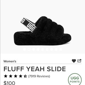 UGG FLUFF YEAH SANDAL IN GOOD CONDITION
